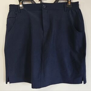 Tilley Navy Blue Skort | Built-In Shorts | Outdoor Travel Skirt | Size M